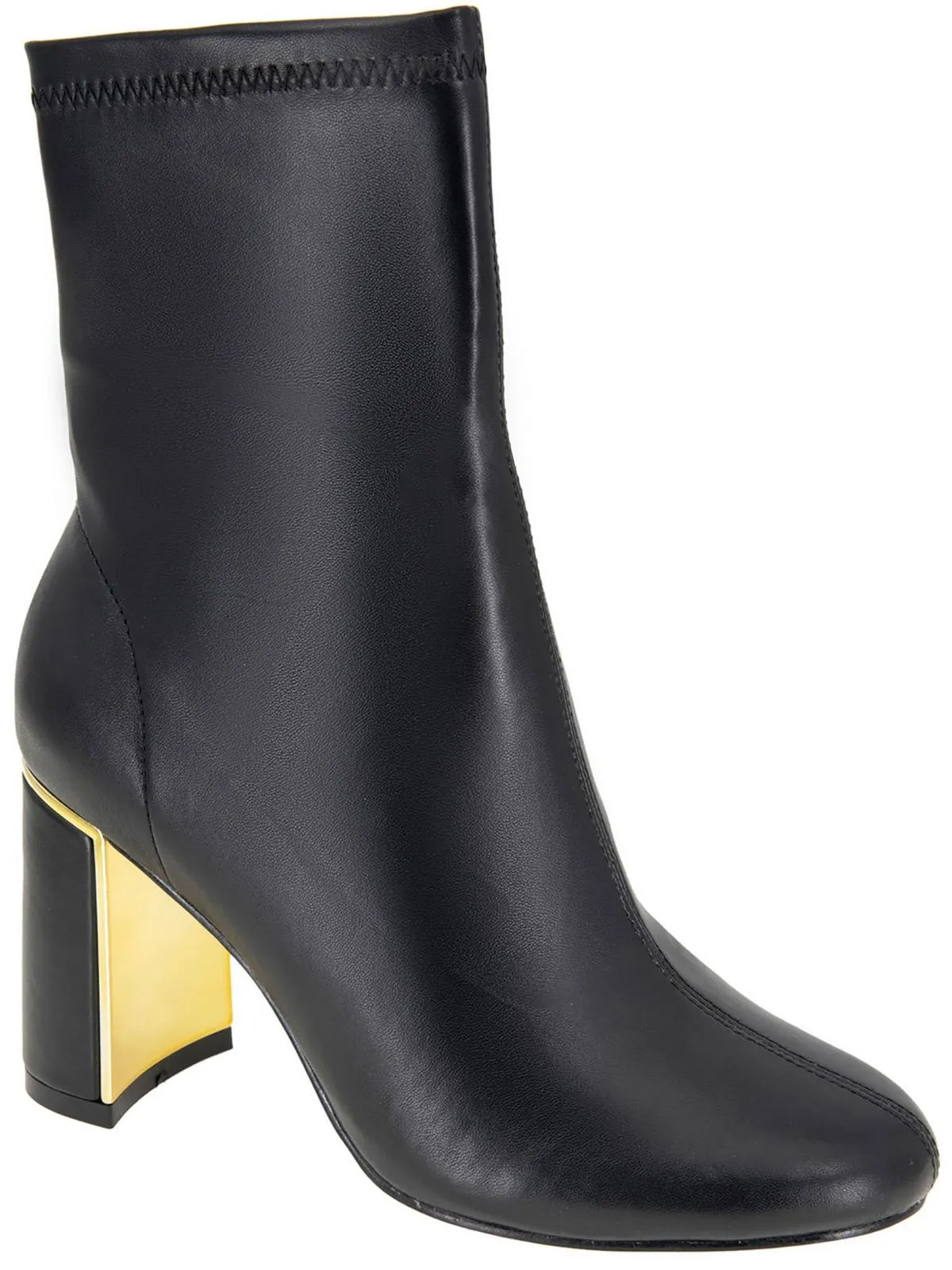 Comfort Grip Vianna Womens Faux Leather Round Toe Booties