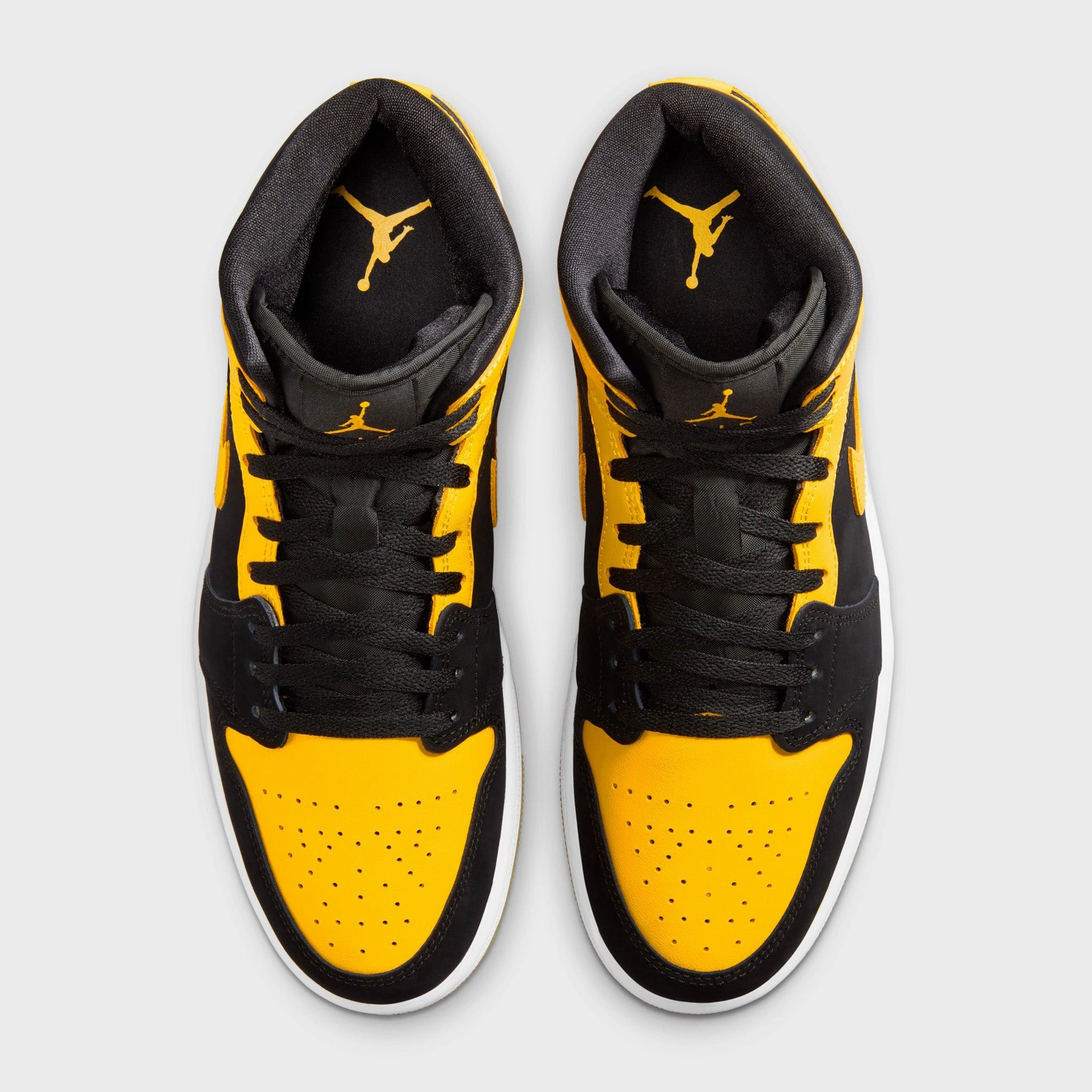 Sneakers Lightweight Jordan 1 Mid Black / Varsity Maize - White