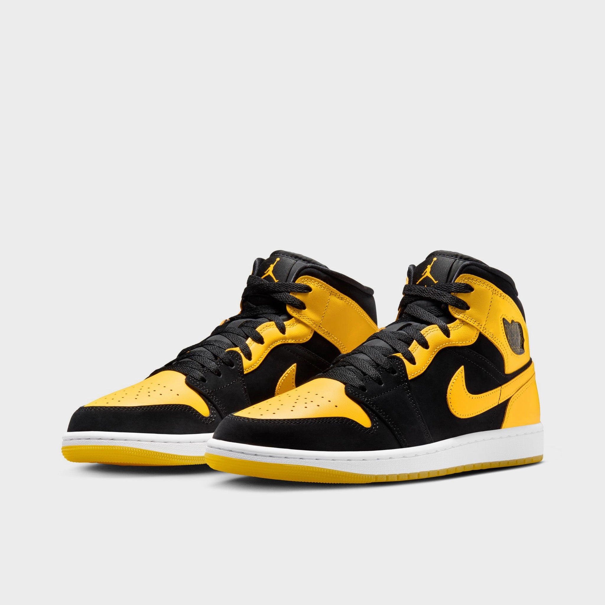 Arch Tech Jordan 1 Mid Black / Varsity Maize - White