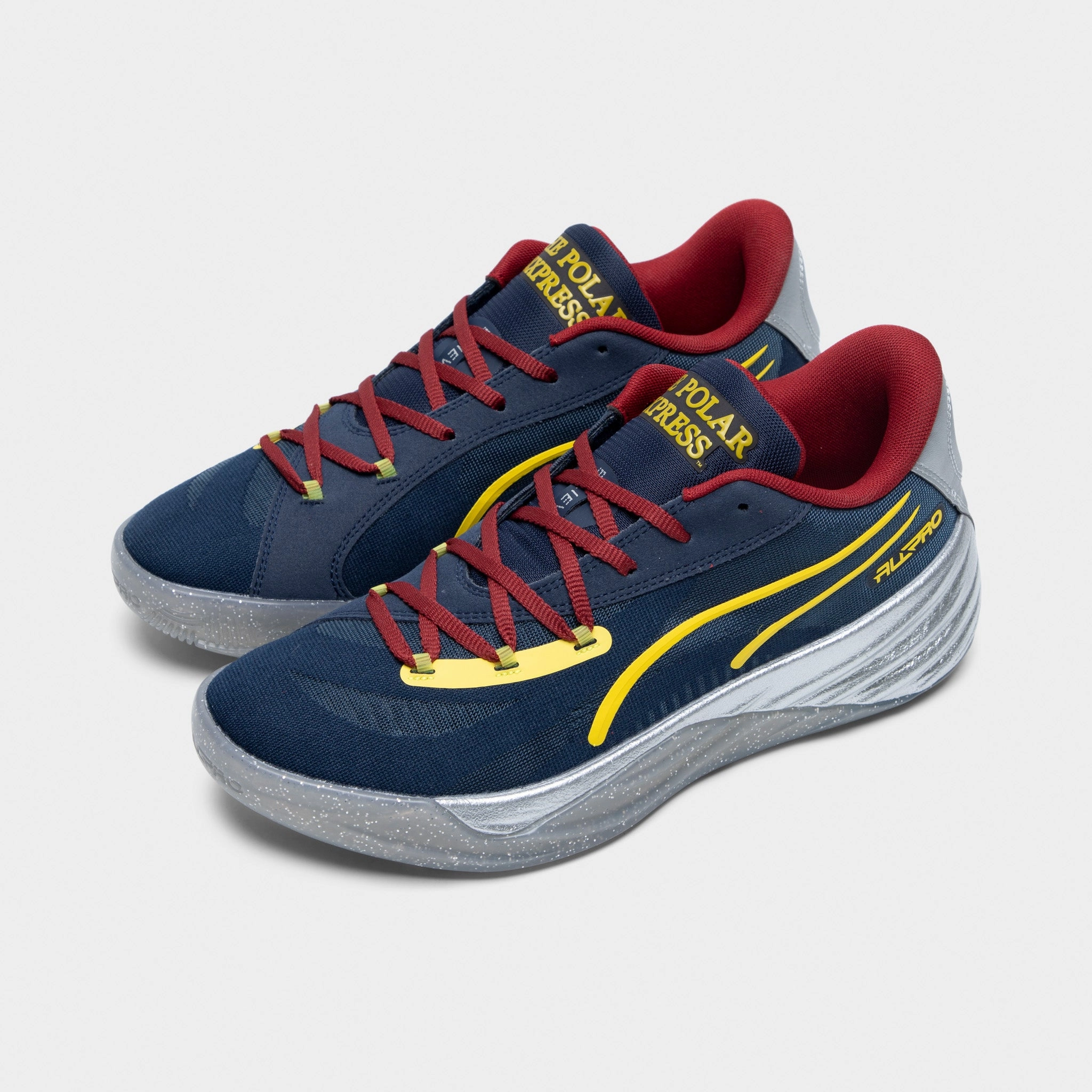 PUMA All-Pro NITRO Club Navy / Intense Red Impact Resistant Structure