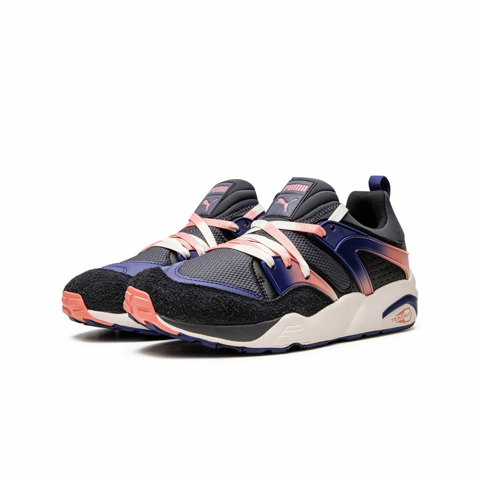 Puma Blaze of Glory Psychedelics (Ebony-Carnation Pink) Men's Shoes 387576-02 High arch support