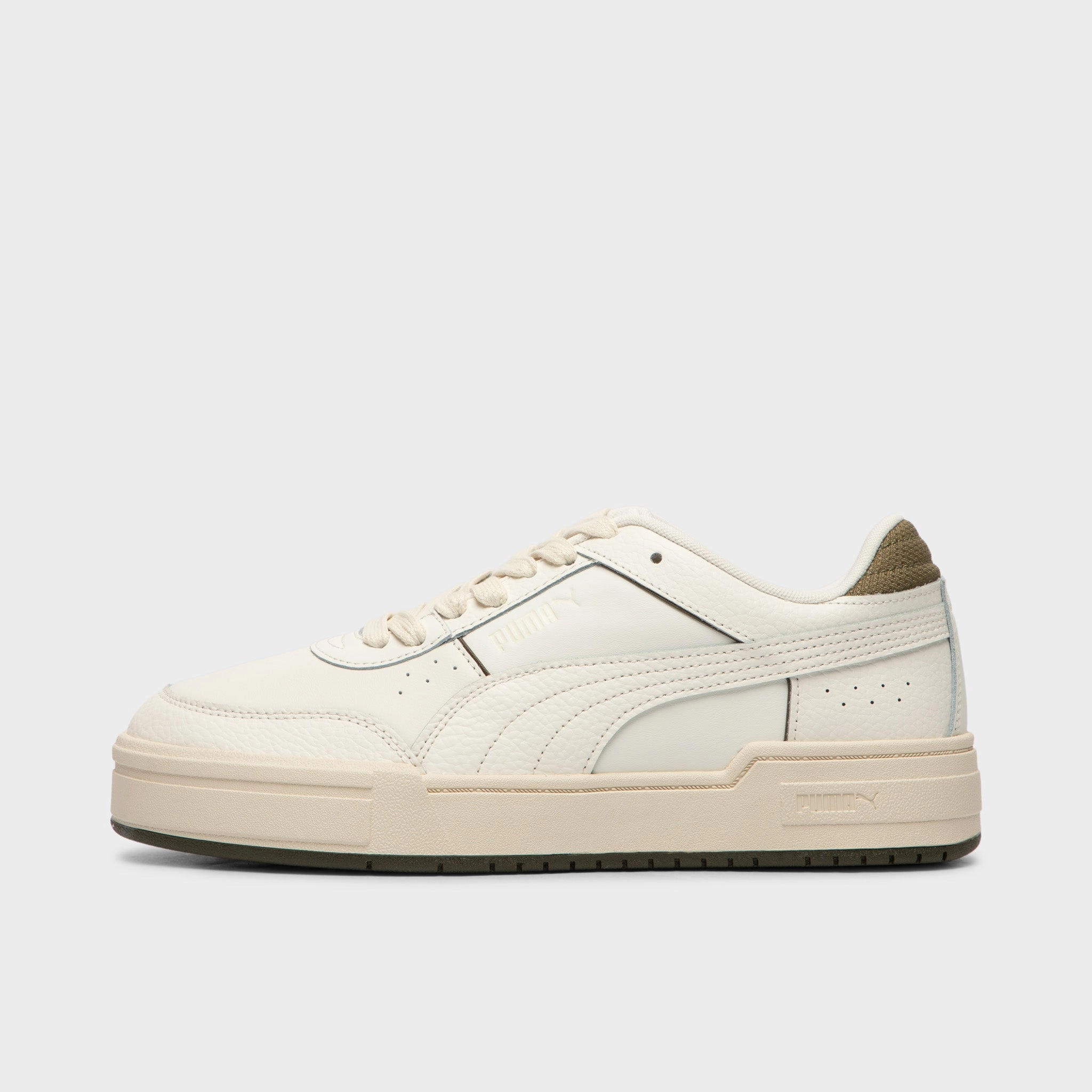 Stand Comfort Smooth Sole PUMA CA Pro Sport Warm White / Alpine Snow - Dark Olive