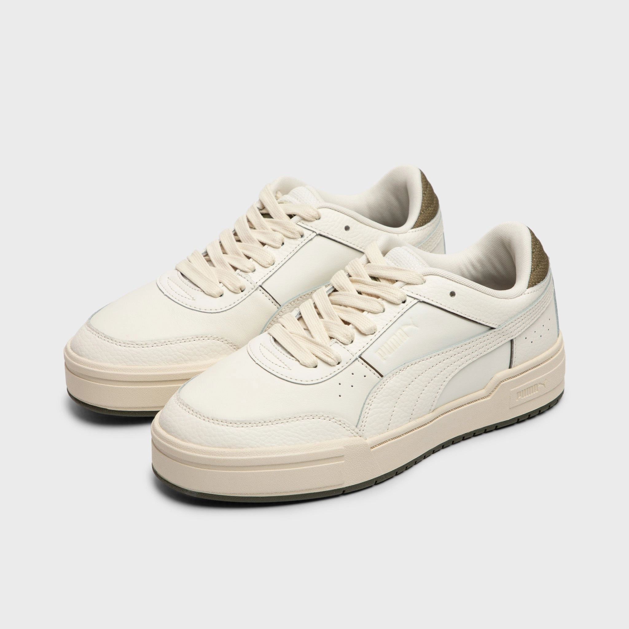 PUMA CA Pro Sport Warm White / Alpine Snow - Dark Olive Minimal Texture