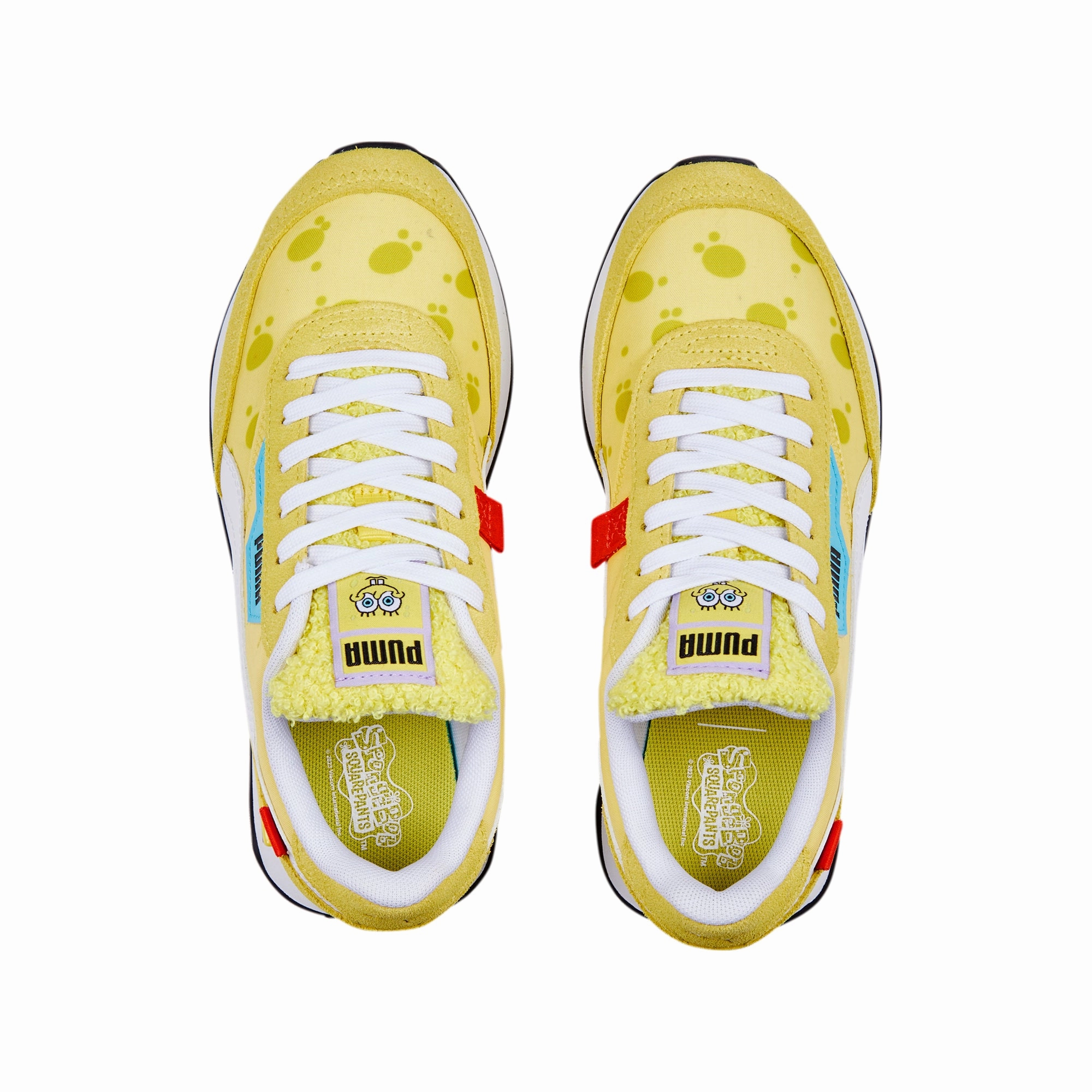 foam padding Structured Edge Puma Future Rider Spongebob Jr 392116-01