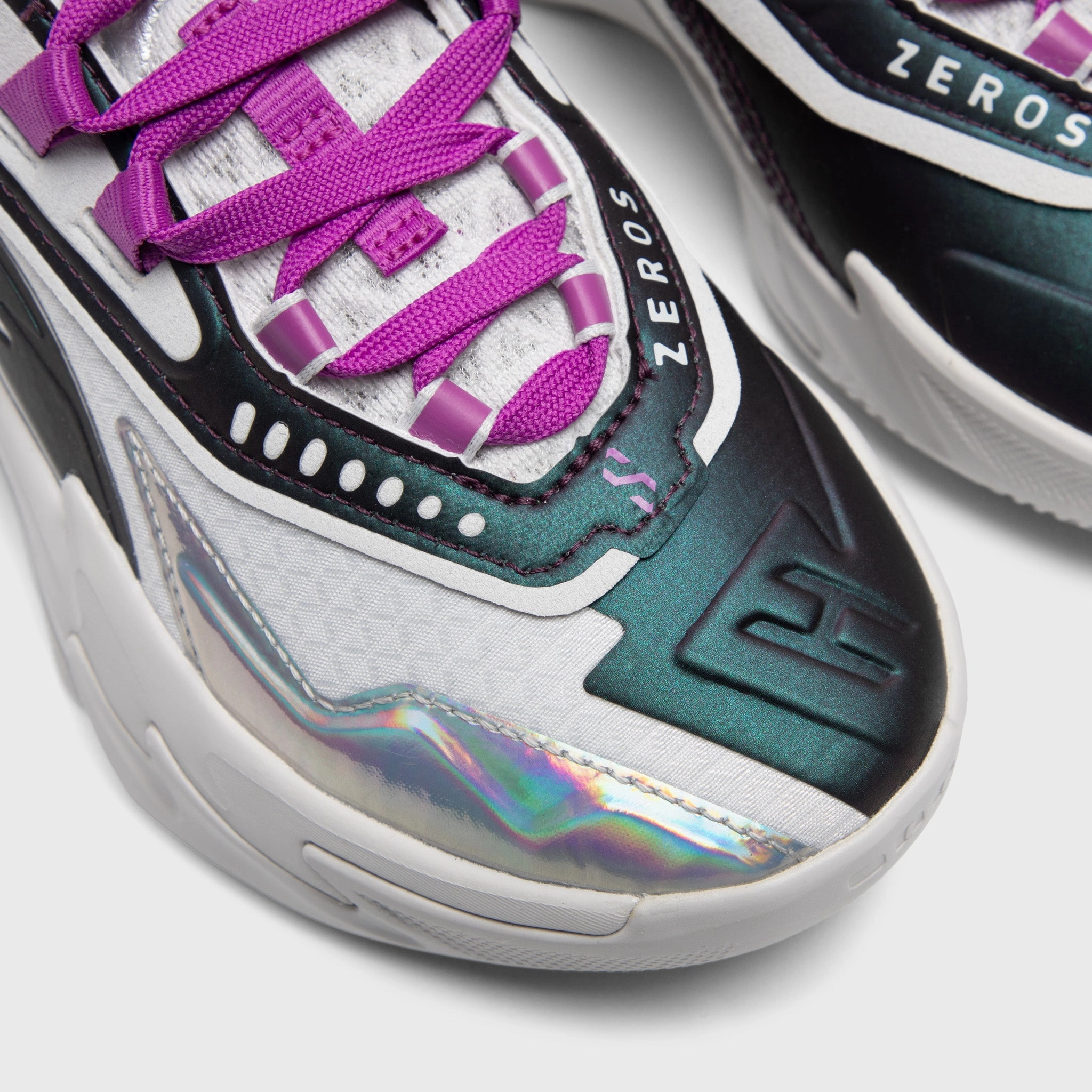 PUMA Juniors' Scoot Zeros II "Sterling" Feather Gray / Wild Berry Torque Control Frame