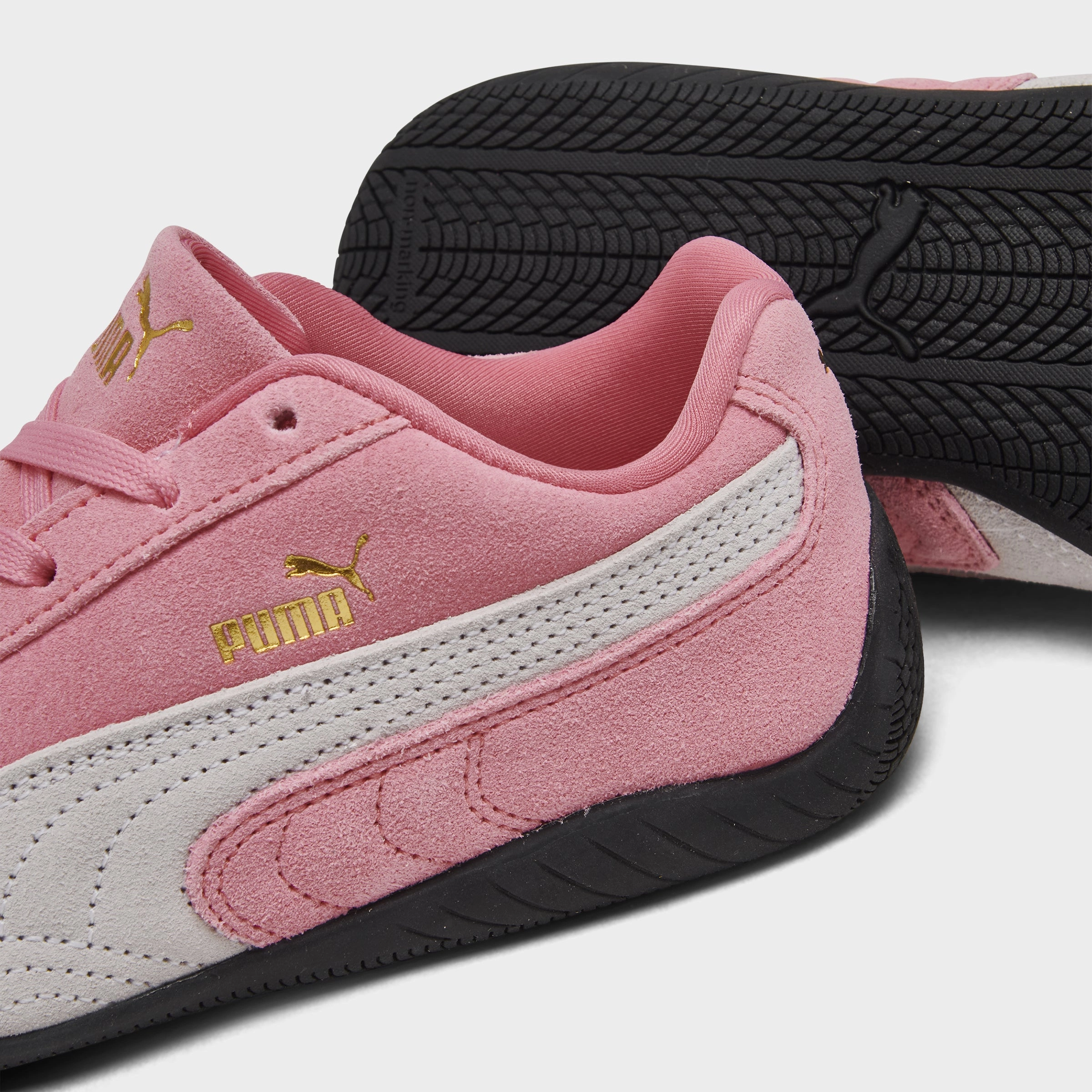 PUMA Juniors' Speedcat Magic Rose / White Step Lightly