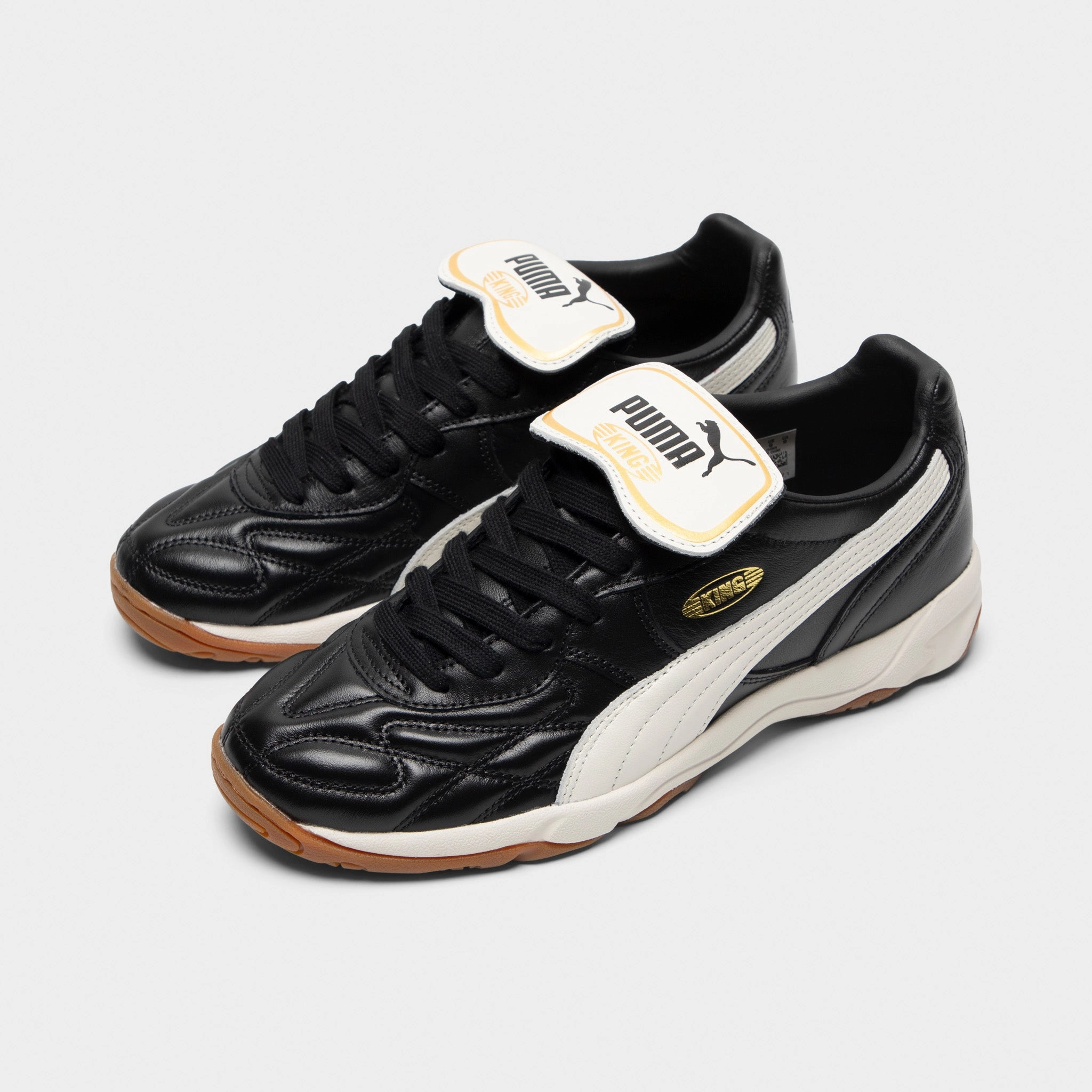 Puma King Indoor Balck / White / Gold Evening Stroll
