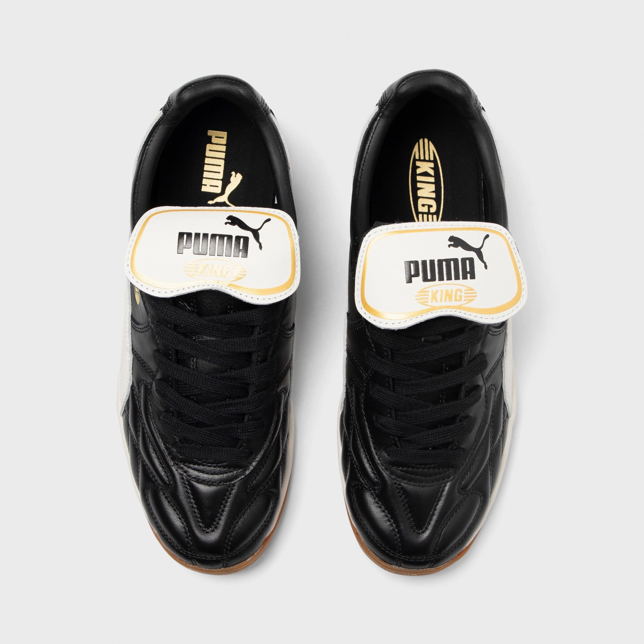 Senior Friendly Puma King Indoor Balck / White / Gold