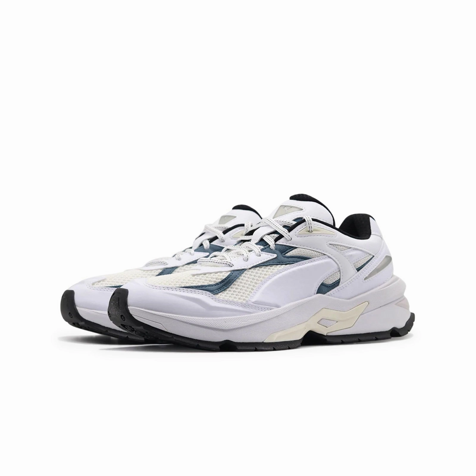 Low Top Profile Puma Nano RDR Odysseu (Puma White-Evening Sky) Men's Shoes 388608-02