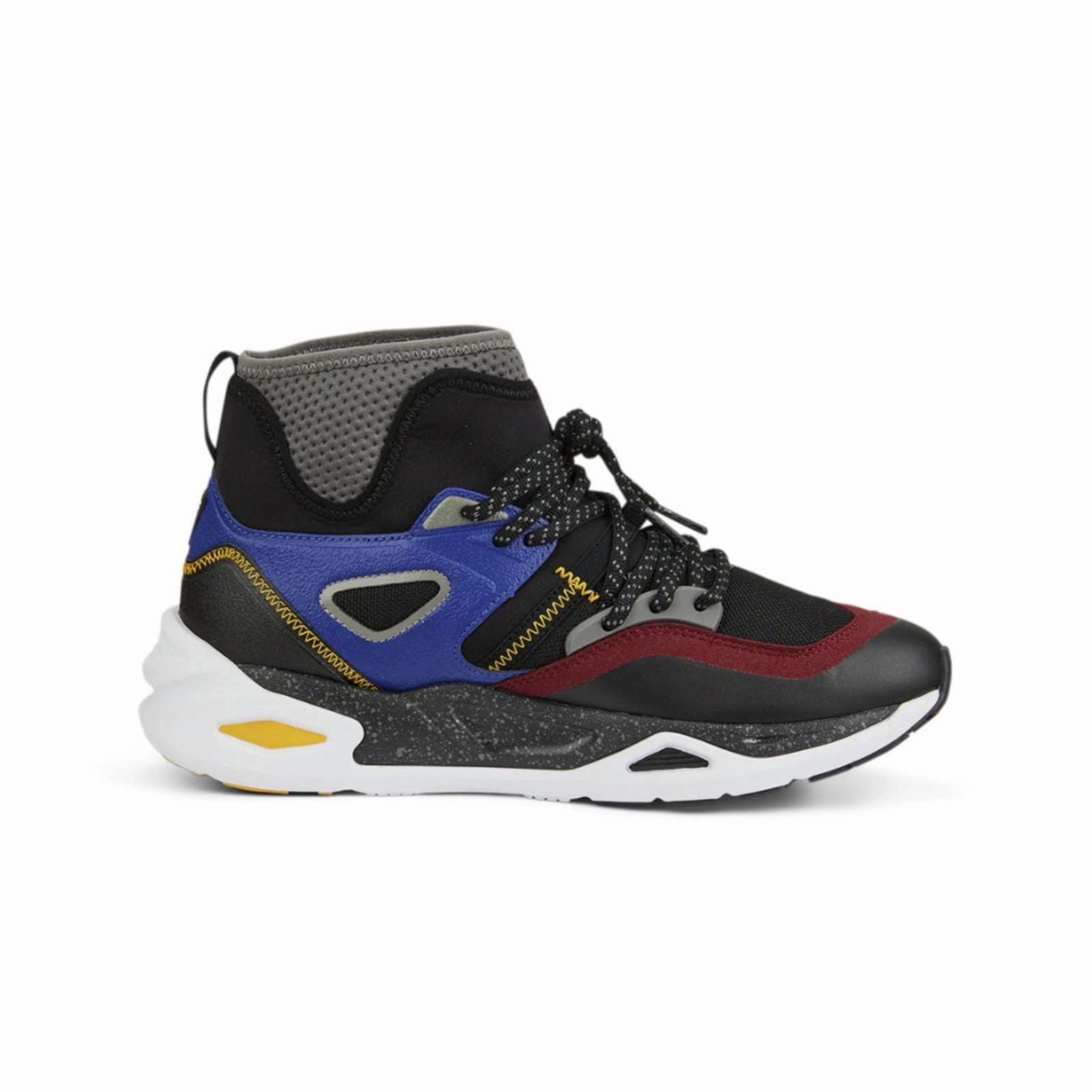 On Foot Comfort Upper Material Puma TRC Blaze Mid WS (Puma Black-Platinum Gray) Men's Shoes 386164-02