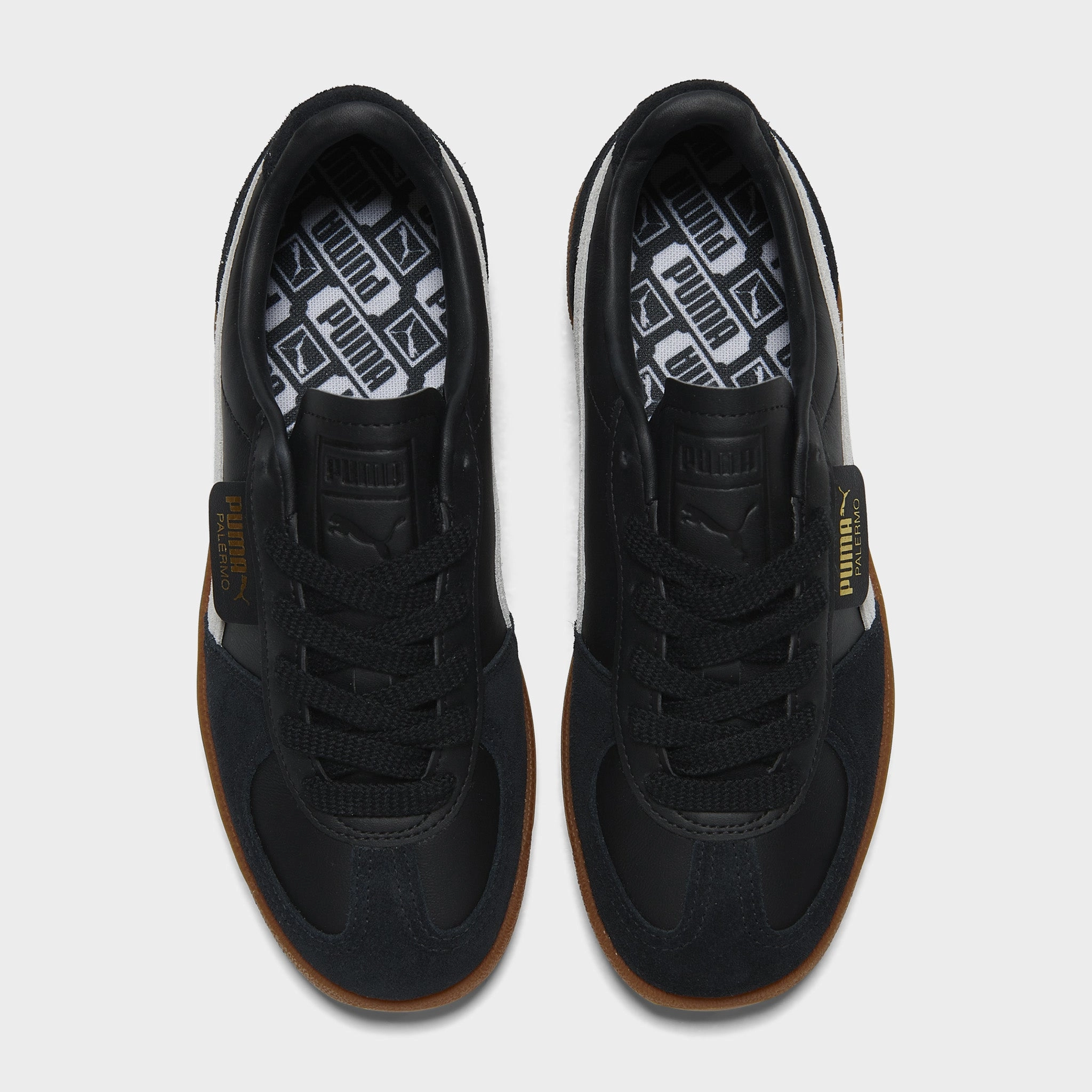 Quick Steps Bridge Walk PUMA Women's Palermo Leather Black / Feather Gray - Gum