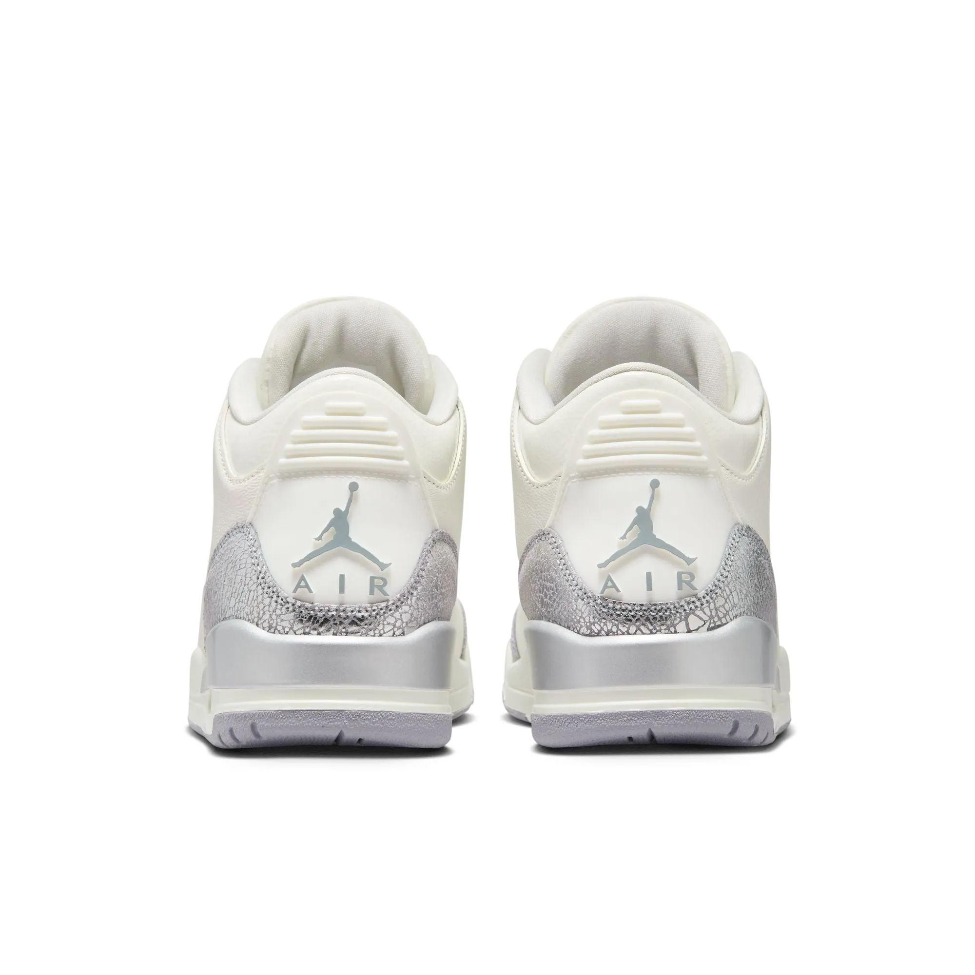 Womens Air Jordan 3 Retro 'Cement Grey' Anti Slip Laces Zero Drop Profile