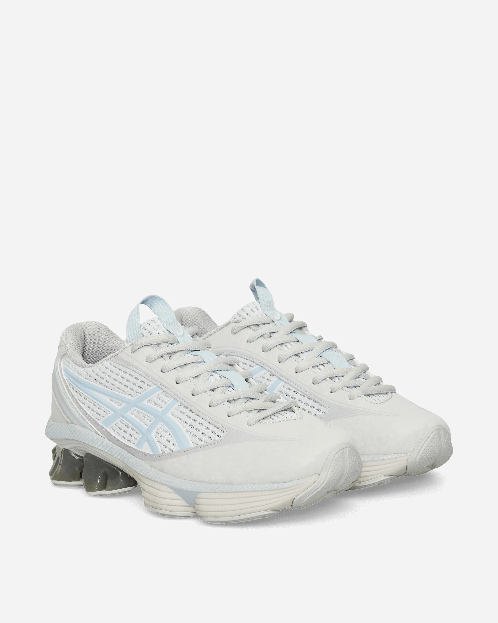 Textile Upper Hexagonal Tread Pattern US6-S GEL-Kinetic Fluent Sneakers Glacier Grey / Soft Sky