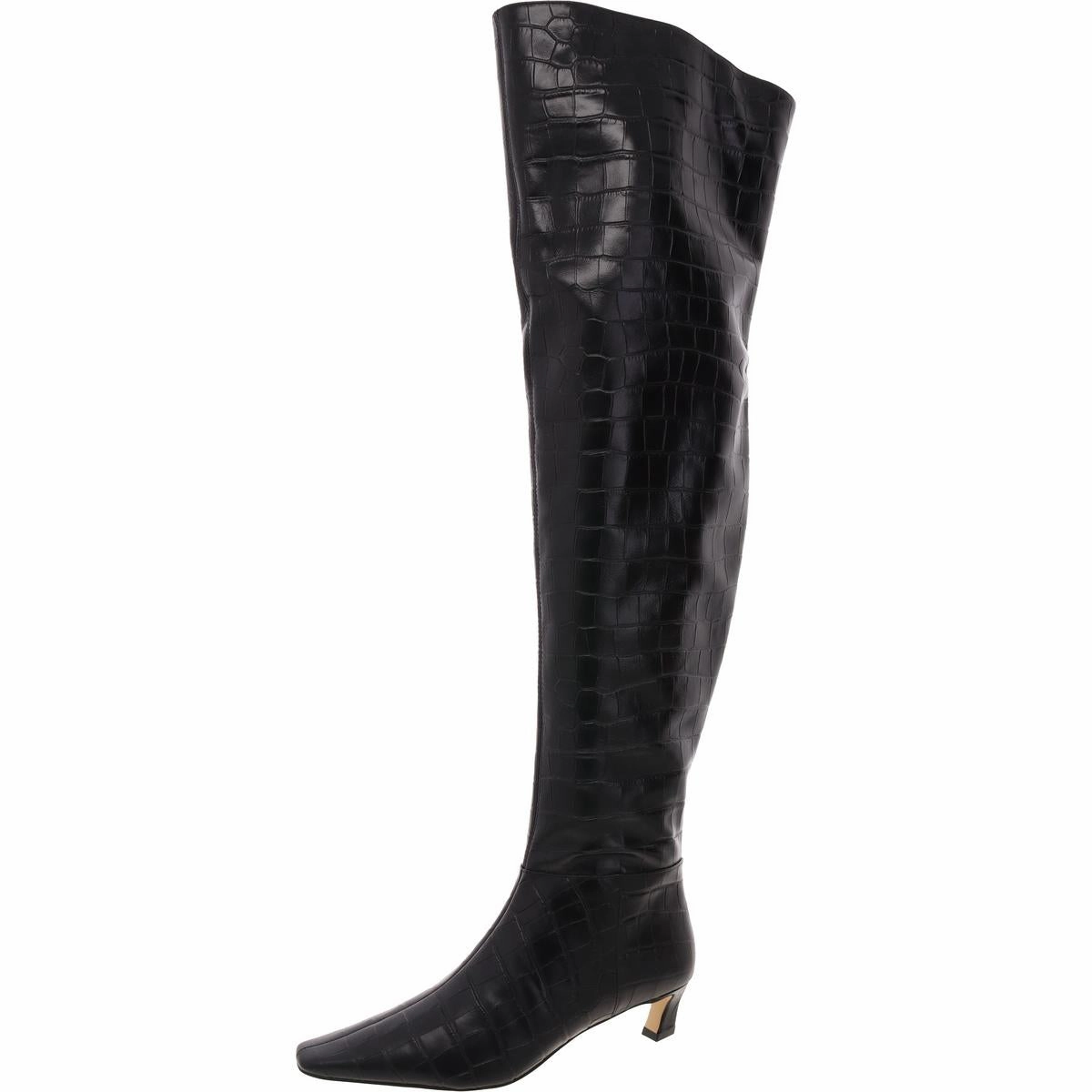 Casual Outfit Padded Interior Windy Weather PV24E Womens Embossed Over-The-Knee Boots