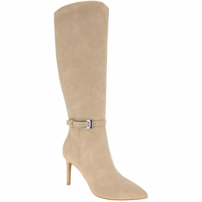 Thick Lining ABBIN Womens Zipper Manmade Knee-High Boots