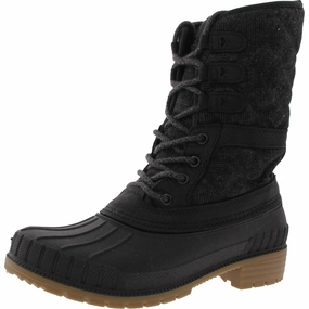 Animal Spot Patterned Surface SIENNA 3 Womens Waterproof Wool Winter & Snow Boots