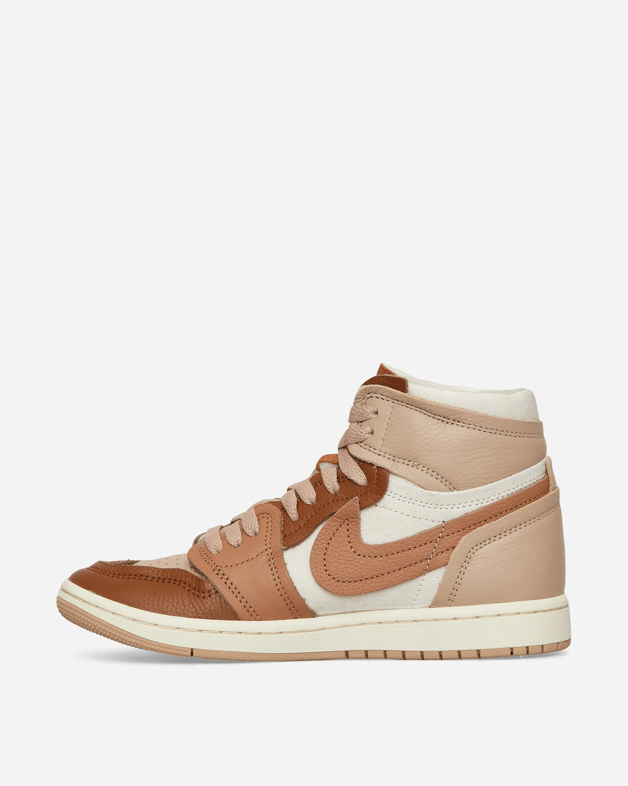 Women's Air Jordan 1 High Method of Make Sneakers Legend Mid Brown Motion Control Technology