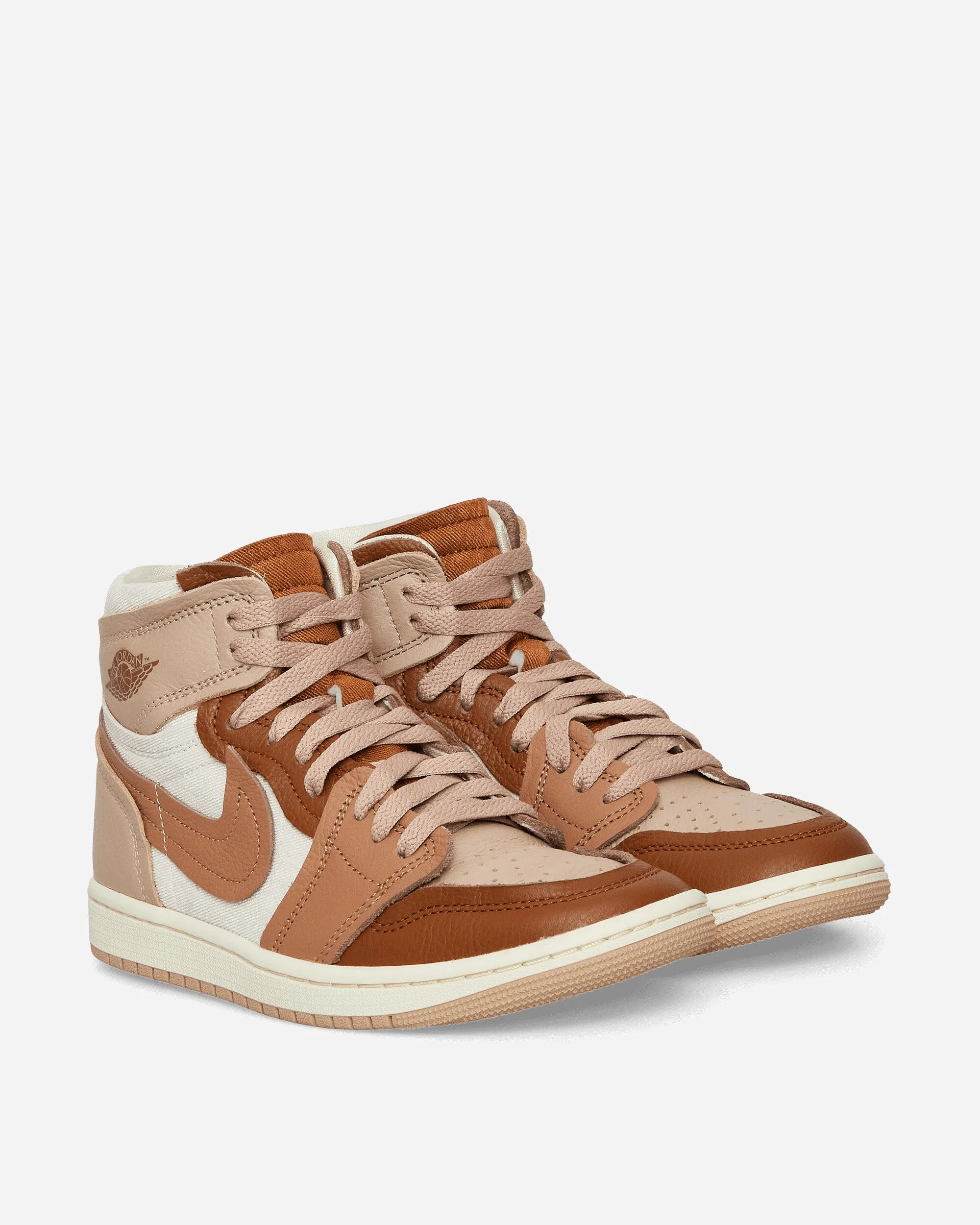 Women's Air Jordan 1 High Method of Make Sneakers Legend Mid Brown Travel Comfort