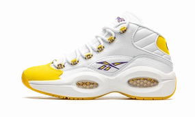 Question Mid "Yellow Toe - Kobe" Suede Breathable Tongue Design