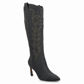 Pull Tab Journee Womens Laramie Knee High Western Boots