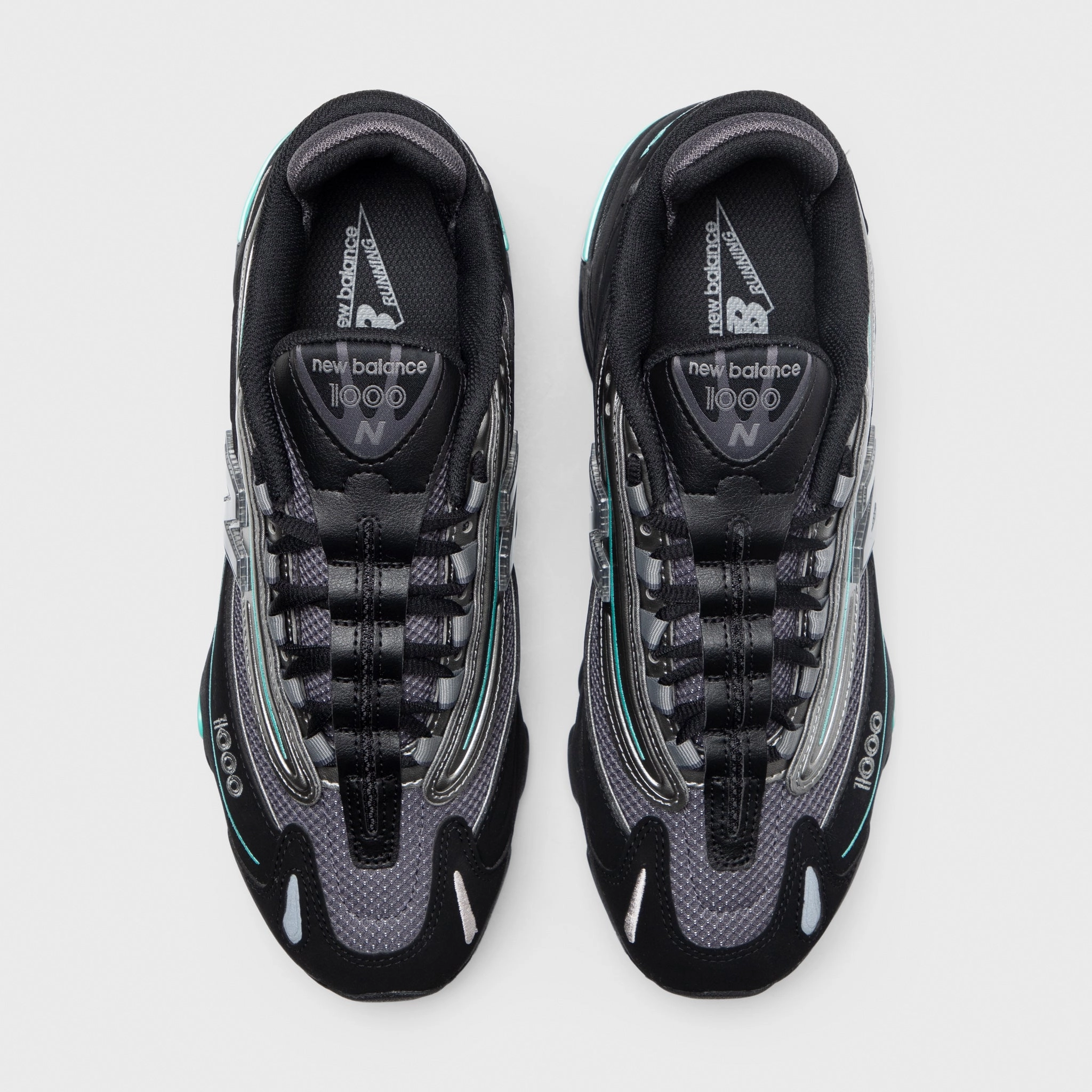 premium - quality shoes Support Layer New Balance M1000 Black / Teal