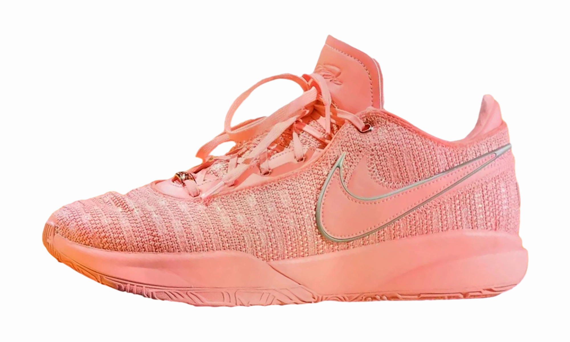 LeBron 20 "Pink Diamond" Rolling Gait Modular Traction Grid