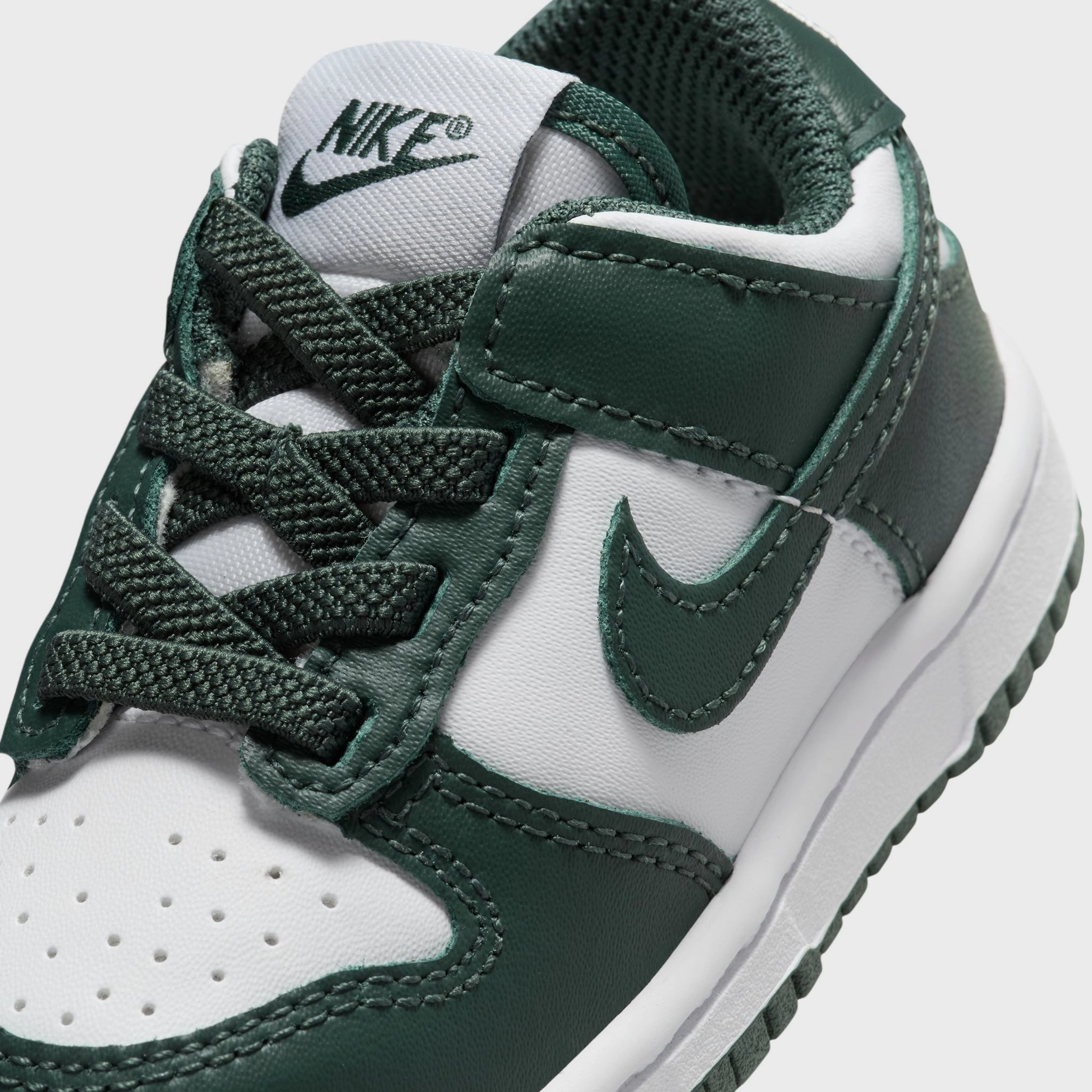Sock Like Liner Fit Nike Dunk Low TD White / Vintage Green