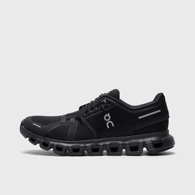 On Women's Cloud 6 Black / Black premium - quality Lightweight Mesh Shoes