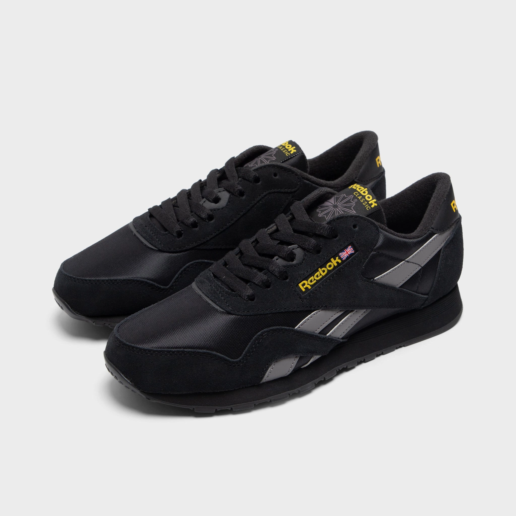 Road Fit Reebok Classic Nylon Black / Overcast Grey - Golden Haze