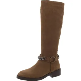 Reinforced Form Windy Weather Quin Womens Leather Chain Knee-High Boots