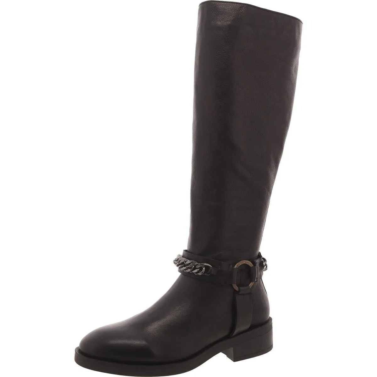 Ankle Support All terrain Quin Womens Leather Chain Knee-High Boots