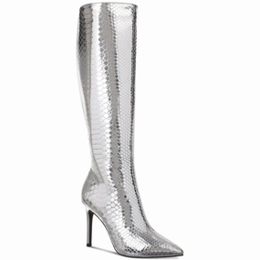 Universal Style Rajel 2 - XWC Womens Extra Wide Calf Faux Leather Knee-High Boots