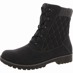 Fargo Waterproof Womens Waterproof Quilted Waterproof & Weather Resistant Cushioned Step Functional Minimalist