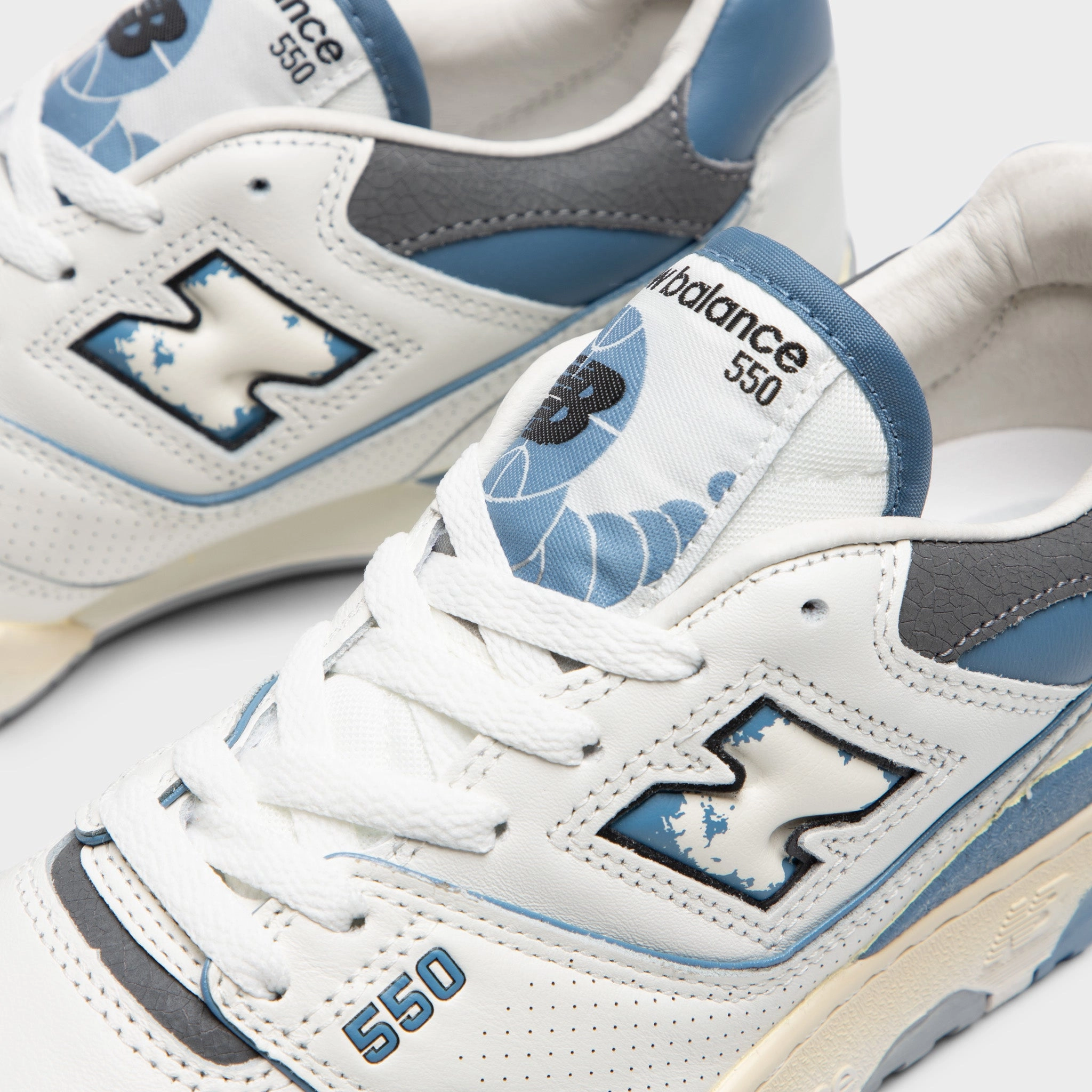 Athletic Design New Balance BB550VTE White / Blue - Grey