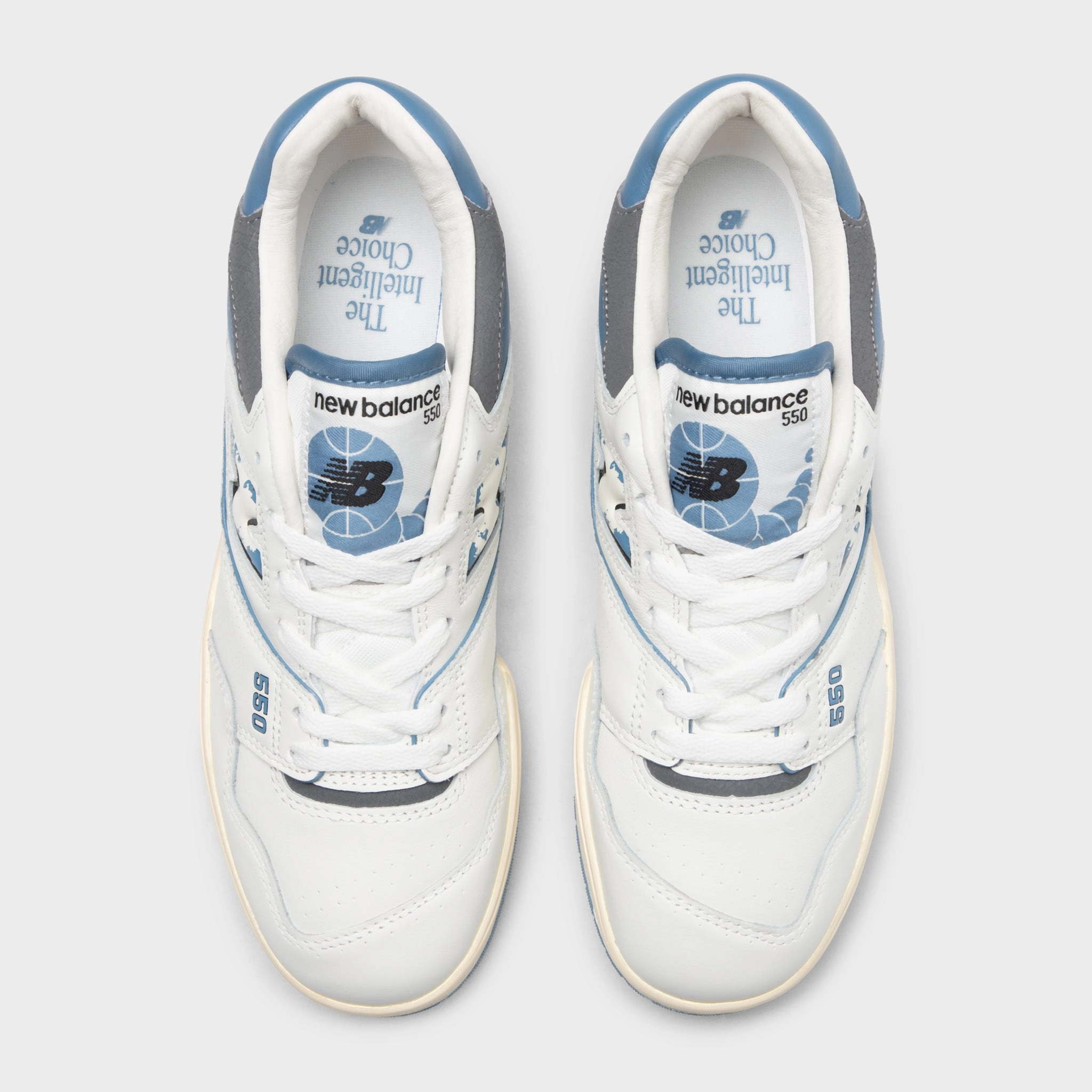 New Balance BB550VTE White / Blue - Grey Jumping Power Sneakers Water Resistant