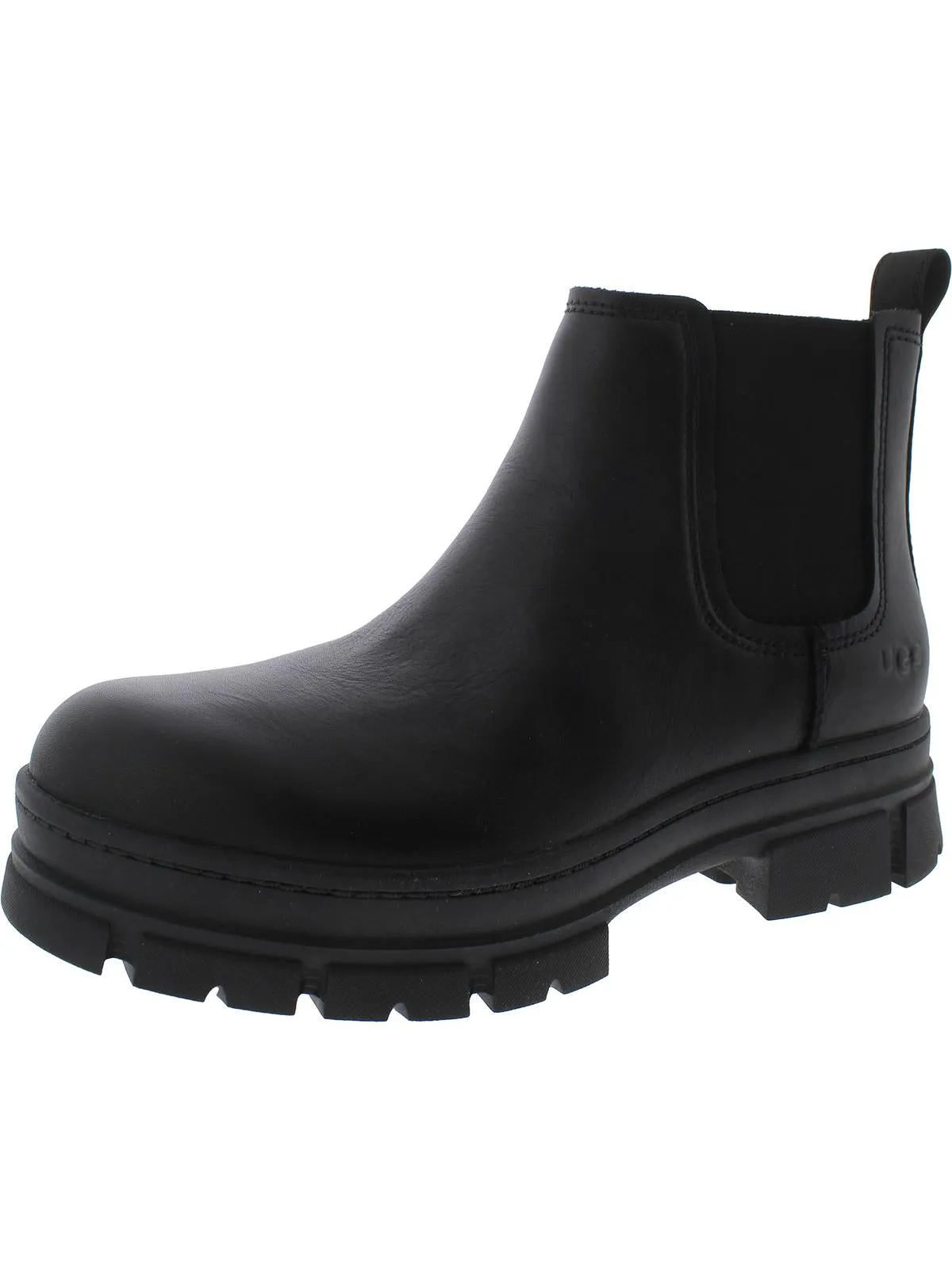 ASHTON CHELSEA Womens Leather Chelsea Boots Anti-slip Padded Interior Hiking Trails