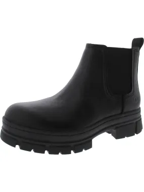 ASHTON CHELSEA Womens Leather Chelsea Boots Anti-slip Padded Interior Hiking Trails