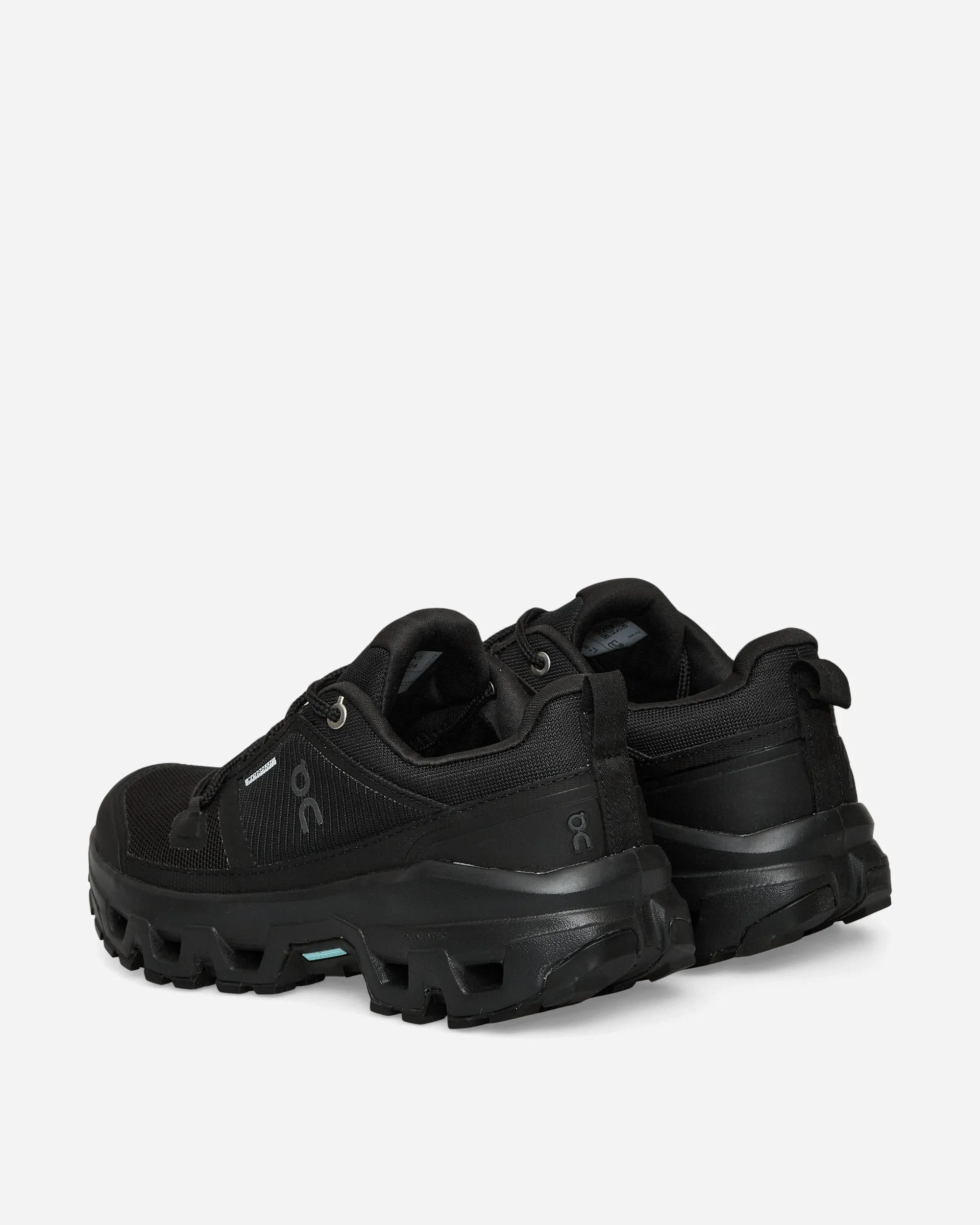 All Day Wear Comfort Microfiber Heel Counter Men's Cloudrock Low WP Sneakers Black