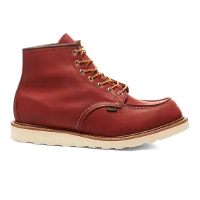 Red Wing Men's 6-Inch Classic Moc 8864 Russet Taos Gore-Tex Waterproof Feather Light Night Travel