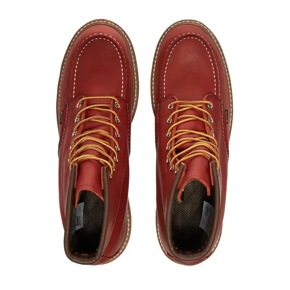 Quality Wear Red Wing Men's 6-Inch Classic Moc 8864 Russet Taos Gore-Tex Waterproof