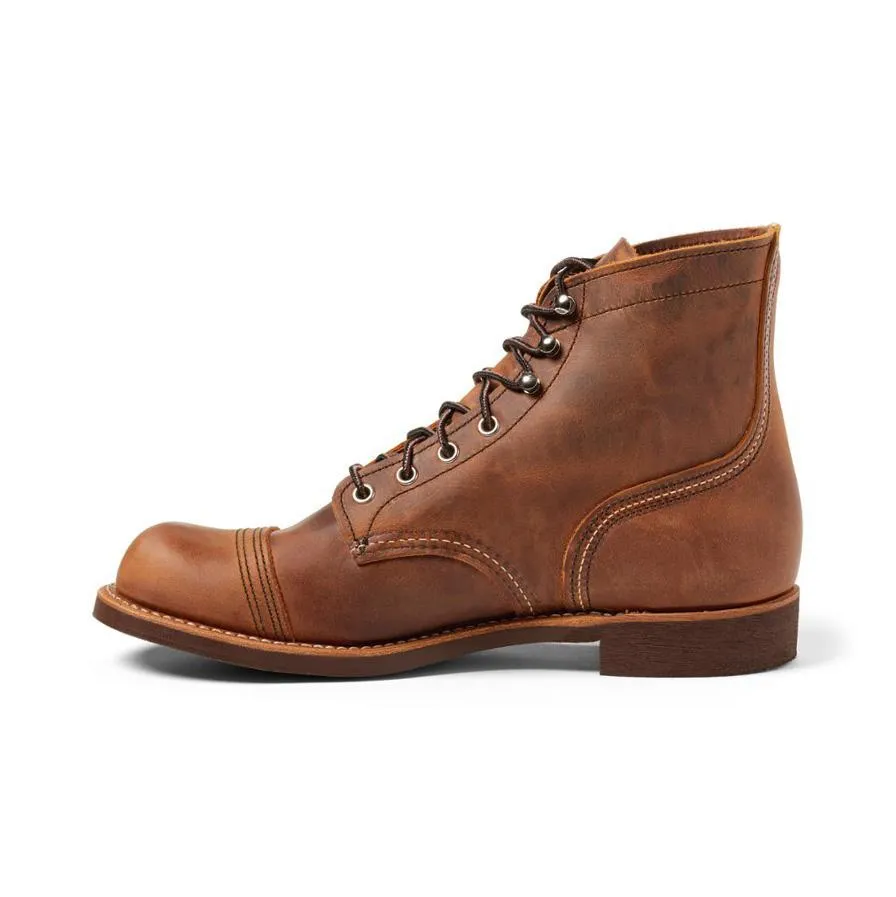 Red Wing Men's Iron Ranger 8085 Copper Rough & Tough Low Profile Night Travel