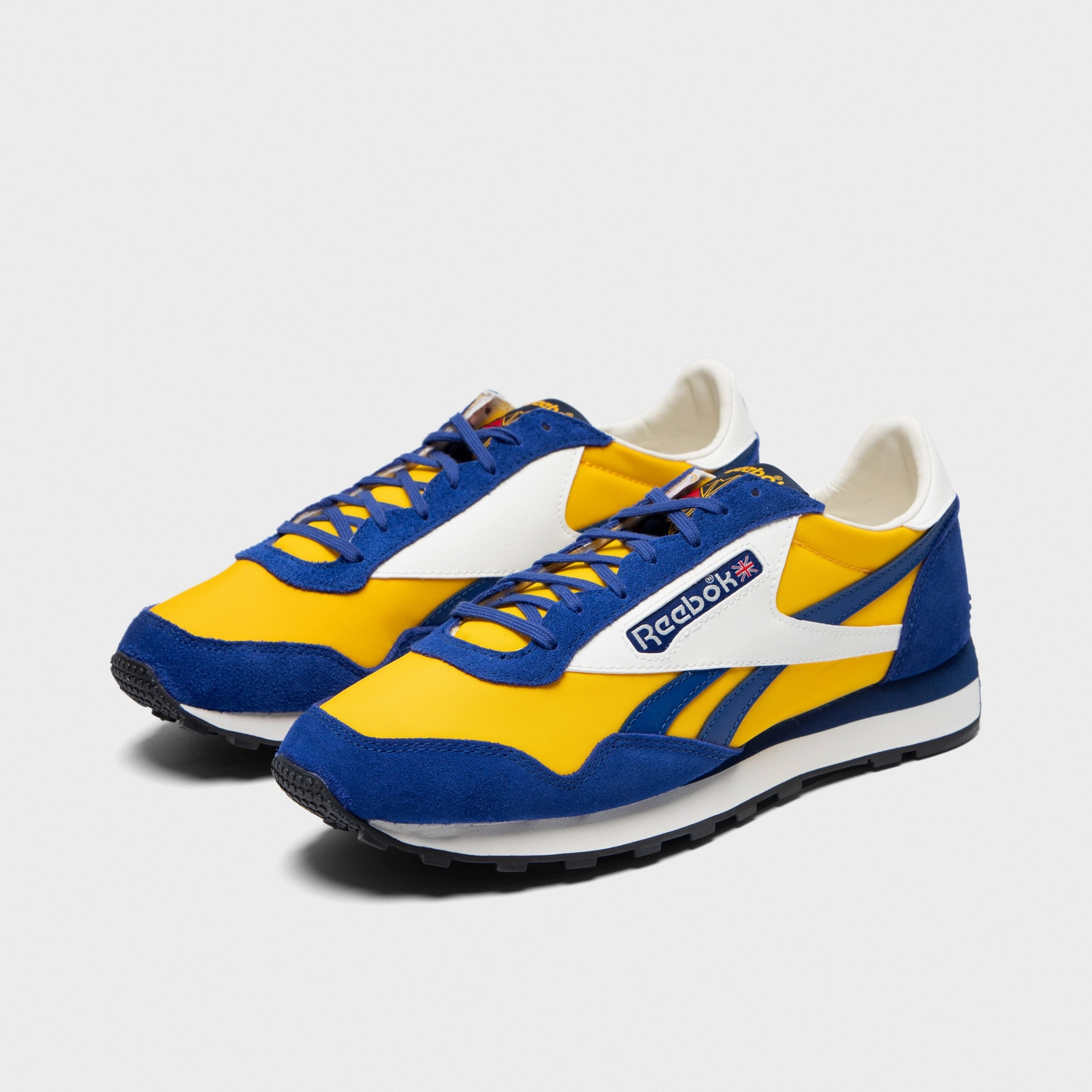 Reebok Aztec OG Cobalt / Always Yellow - Chalk Soft Walk Daily Style