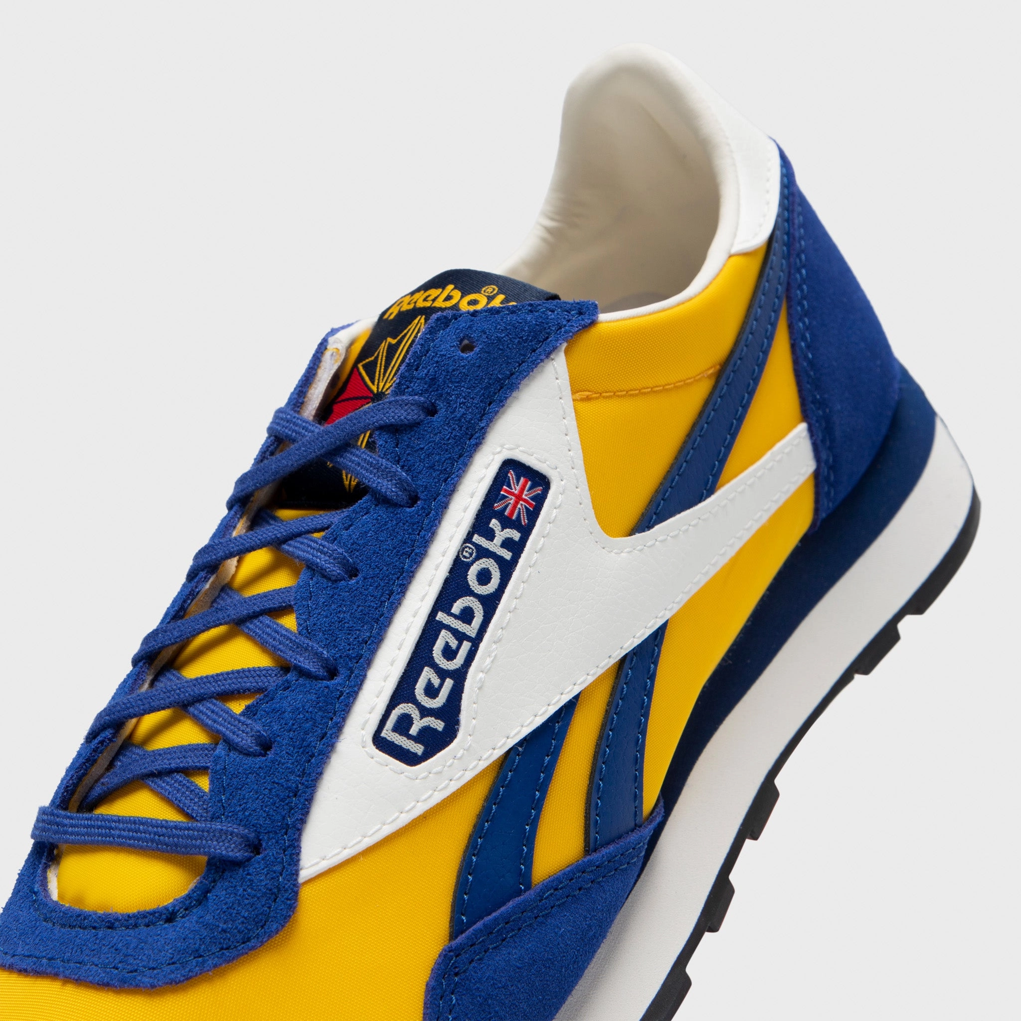 Reebok Aztec OG Cobalt / Always Yellow - Chalk Walk Daily