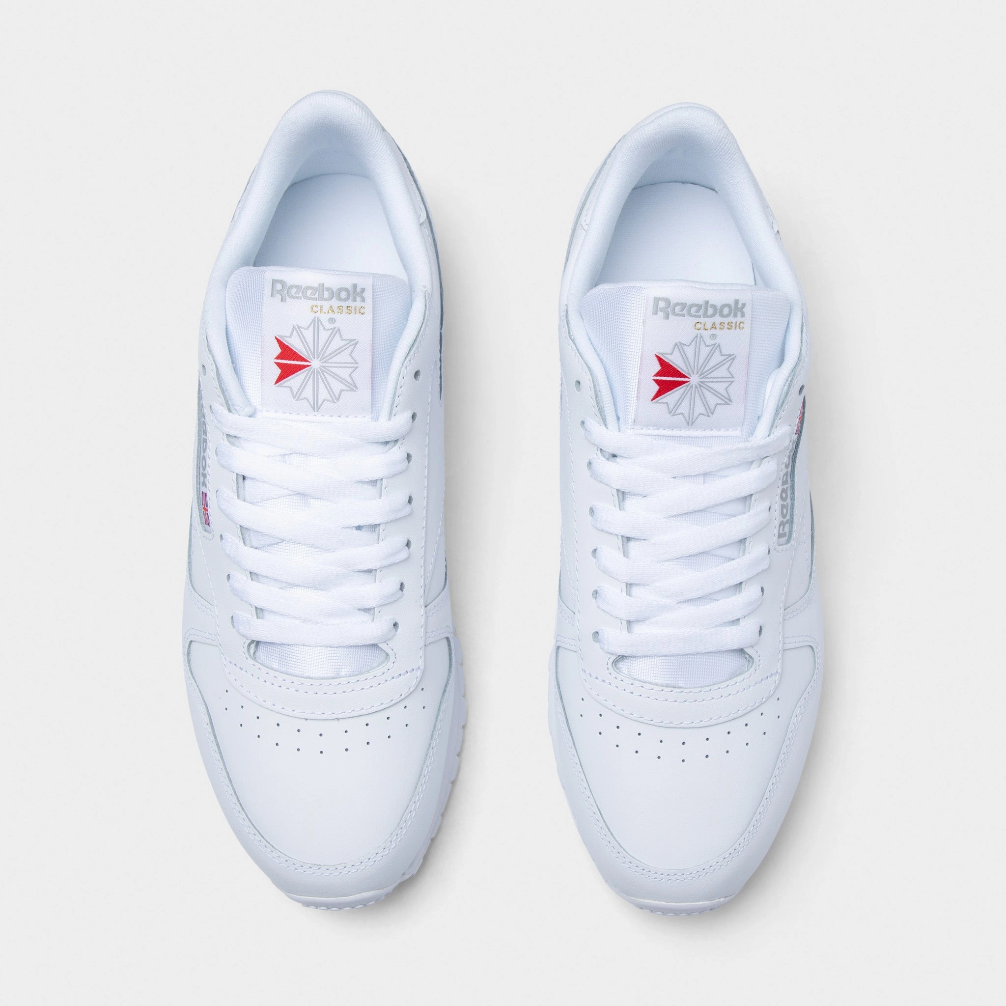 Reebok Classic Leather White / White Athletic Fit