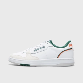 Form Fit Street Pic Reebok Court Phase White / Green - Orange