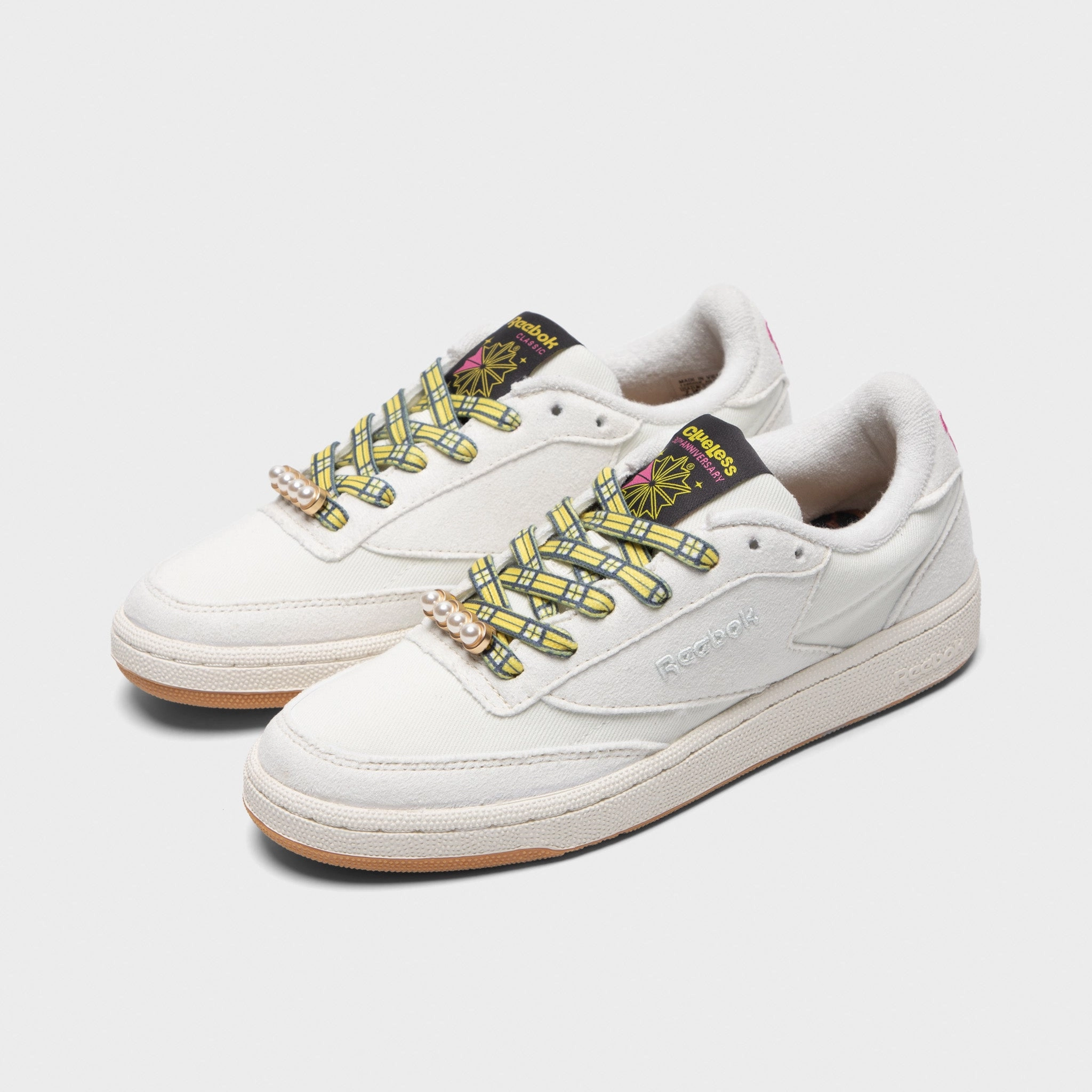 Wedges Reebok Women's Club C 85 / Clueless Plaids