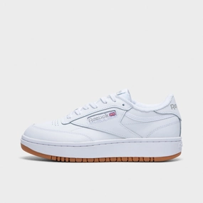 On Foot Reebok Womens' Club C Double White / Gum