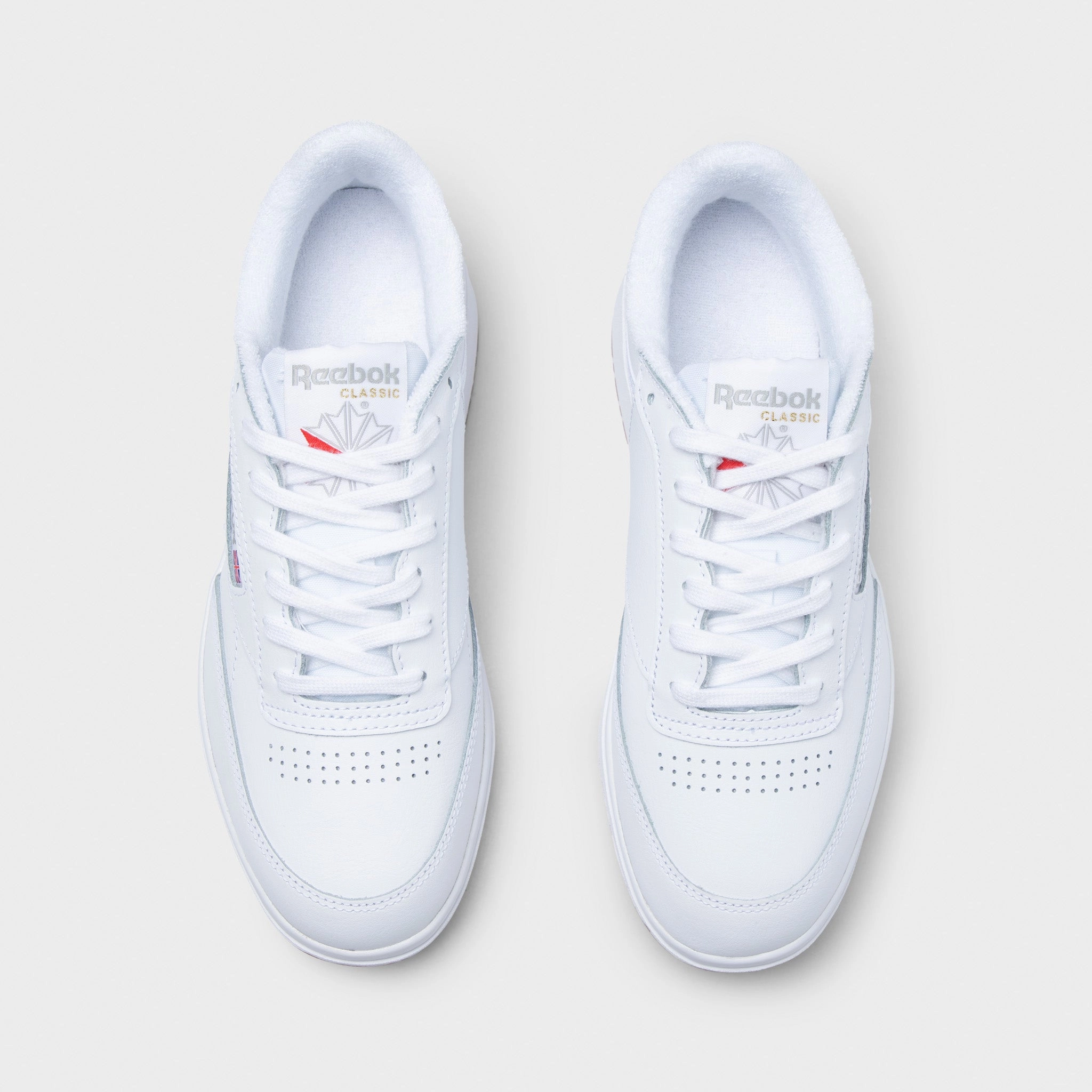 Free Motion Reebok Womens' Club C Double White / Gum