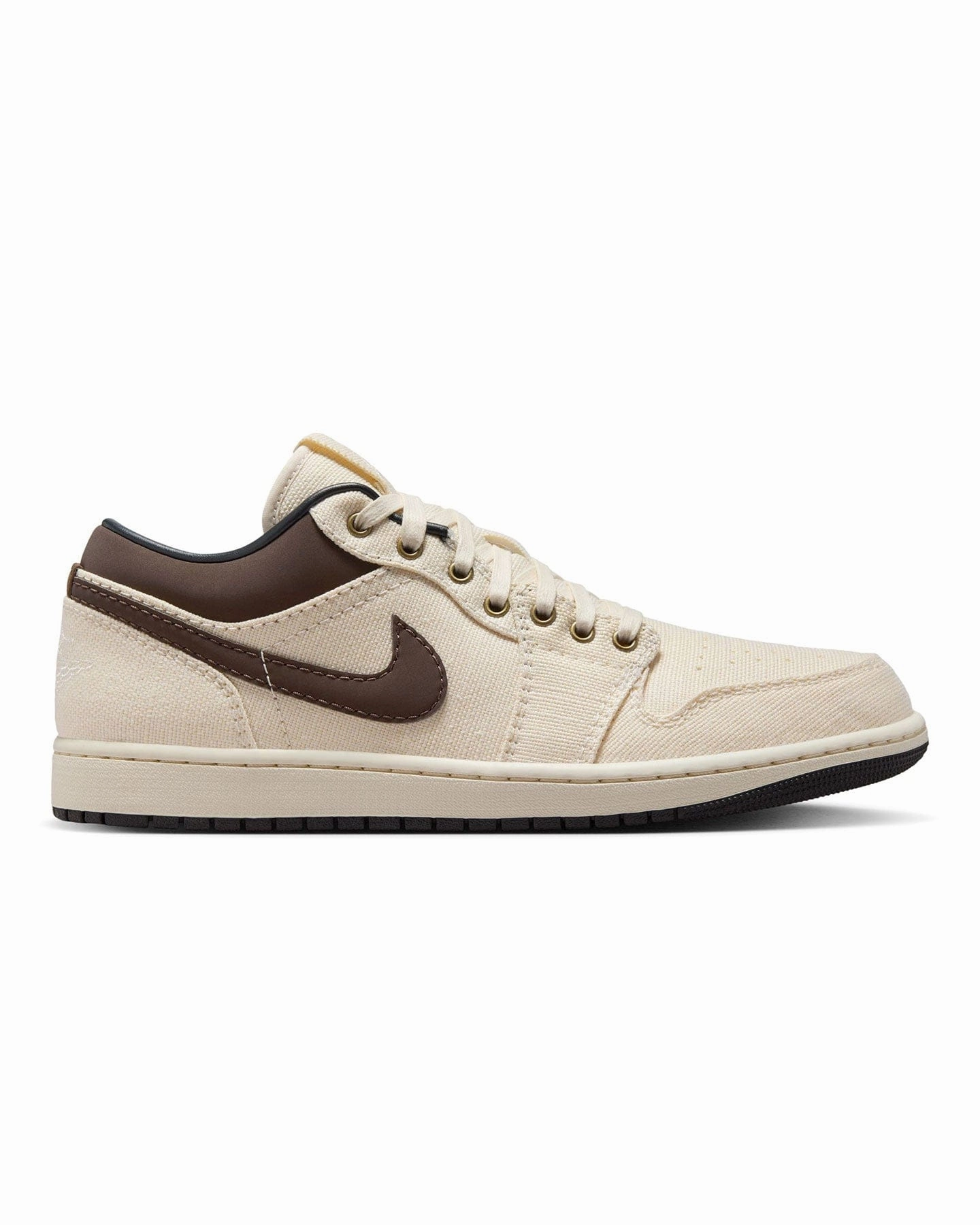 Jordan 1 Low PRM - Pale Ivory / Baroque Brown - Off Noir Urban Adventure Sneaker Repair