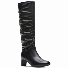 Grippy Outsole Daily Walks Comfort Lining Weekend Camping Kyndall Rise Womens Zipper Faux Leather Knee-High Boots
